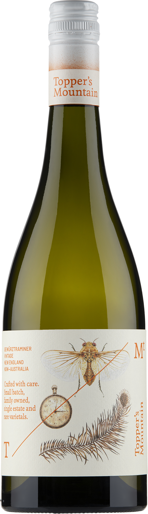 Topper's Mountain Wines Gewürztraminer  2023 New England bottle